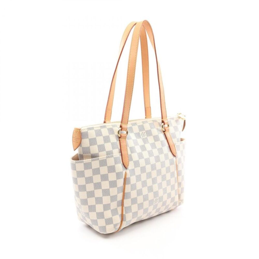Pre Loved louis vuitton Women white | white Tote Bags - Picture 2 of 8